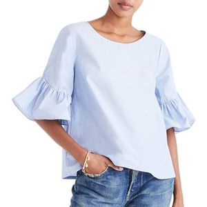 Madewell Ruffle Sleeve Top
